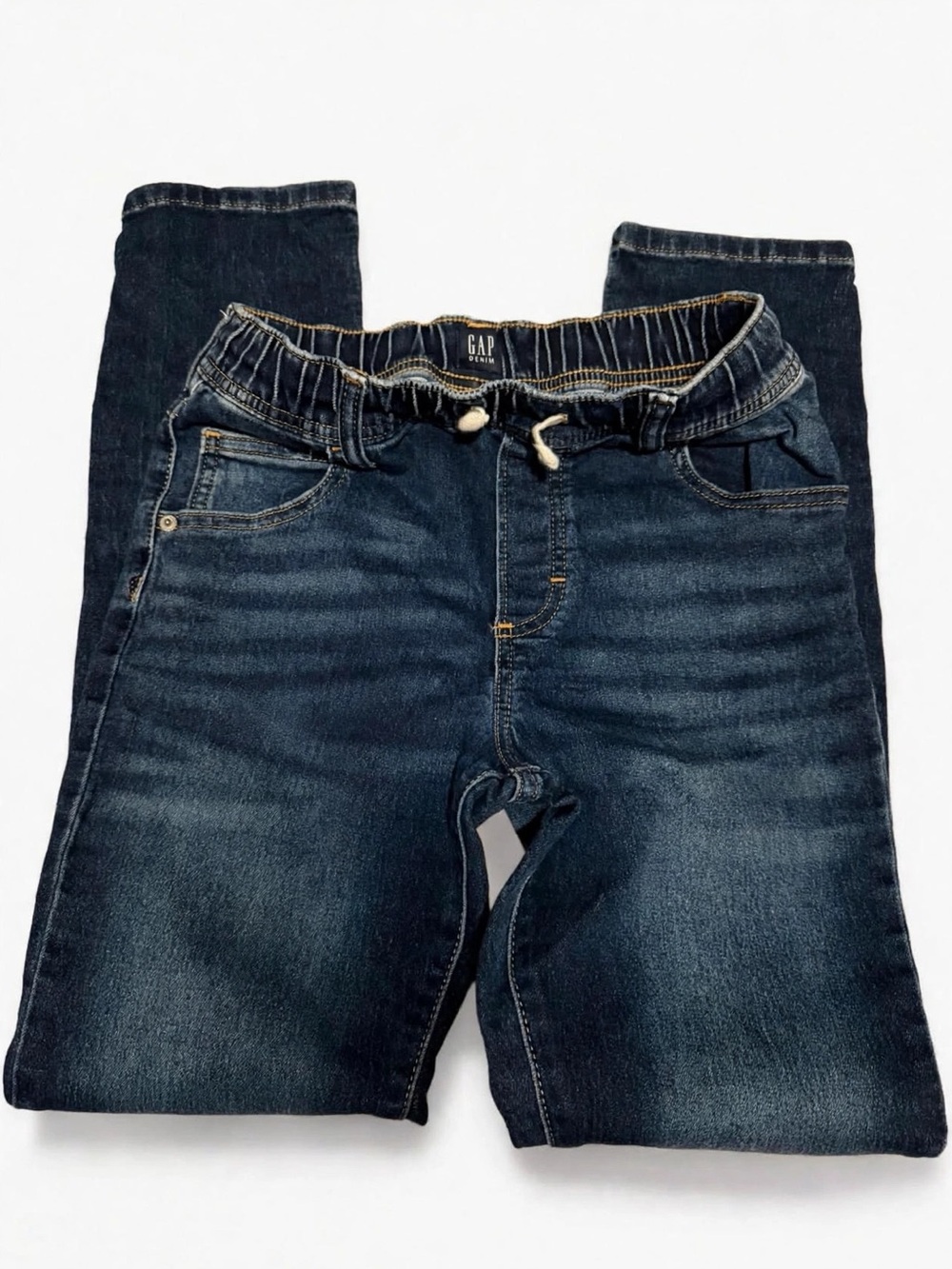 GAP Men’s Indigo Relaxed Drawstring Jeans